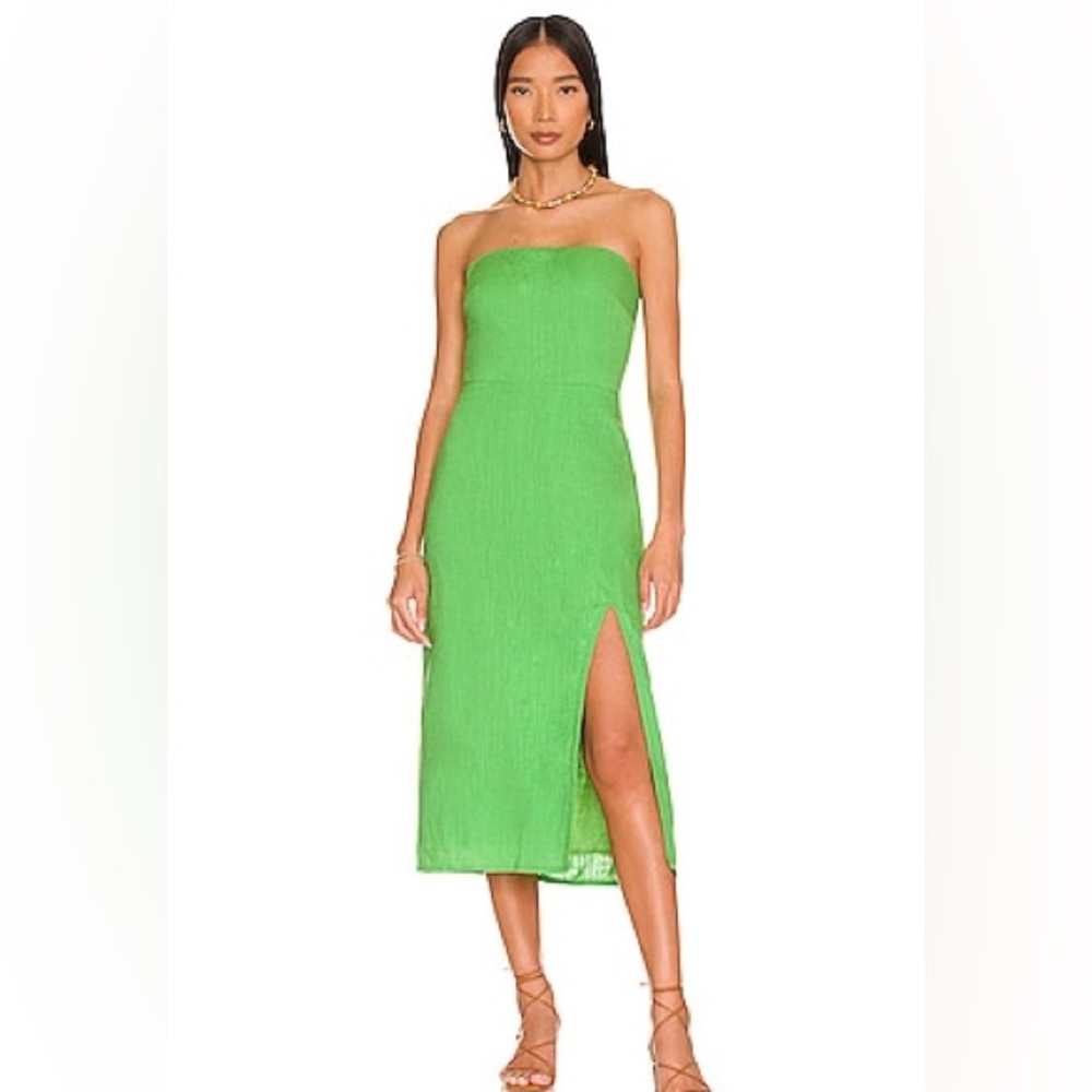 SNDYS Leruzi Midi Dress in Green